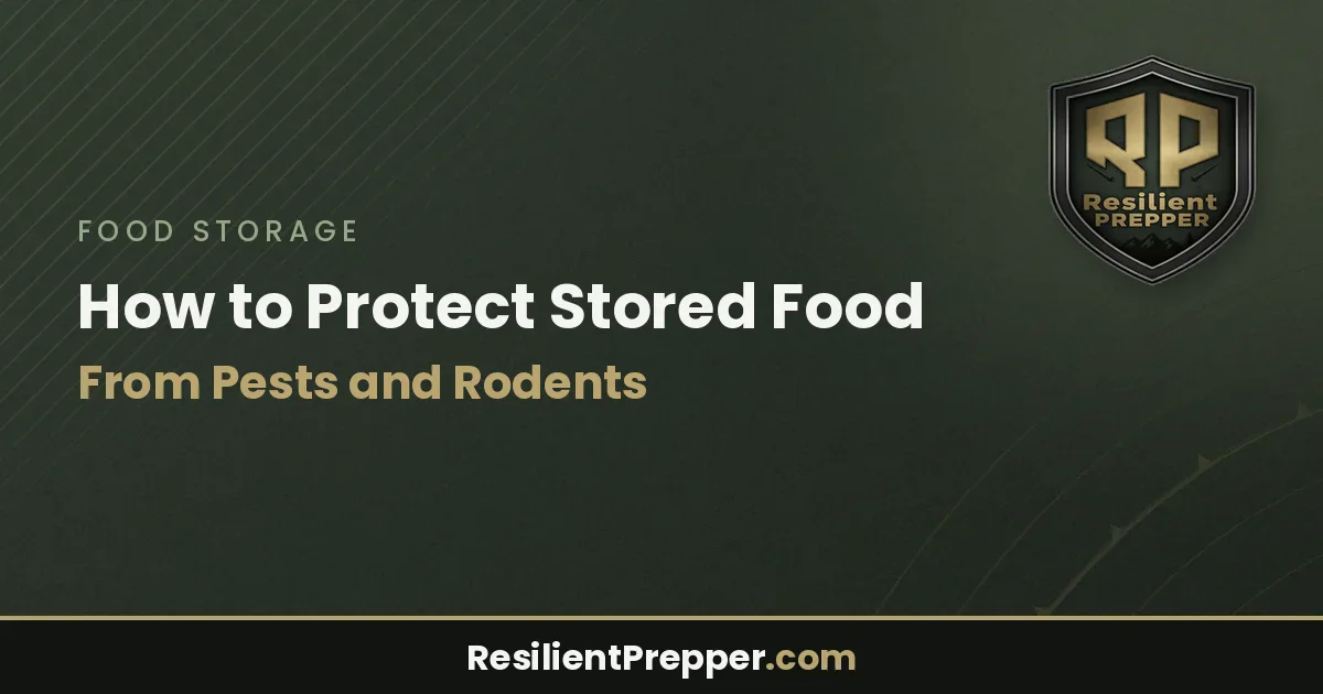How to Protect Stored Food From Pests and Rodents