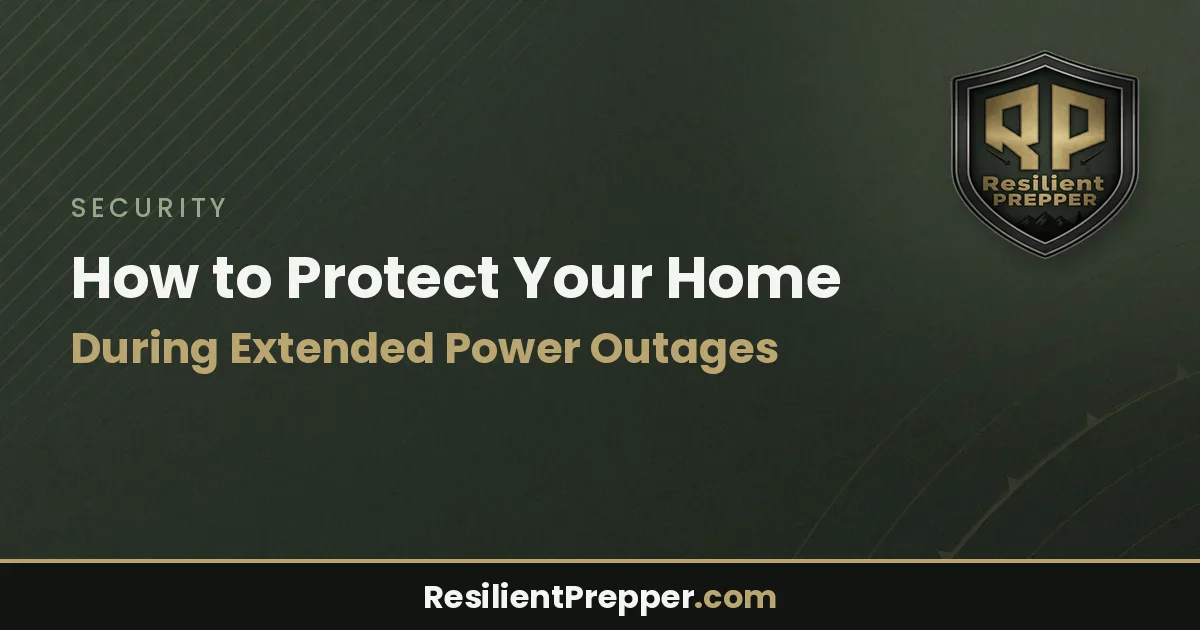 How to Protect Your Home During Extended Power Outages