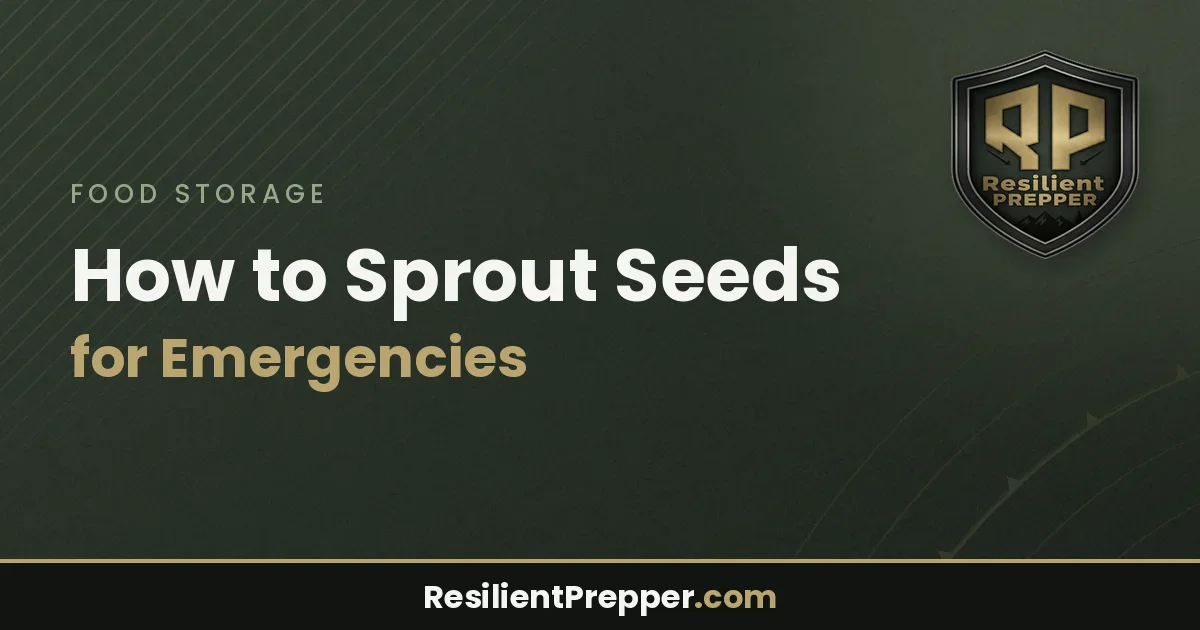 How to Sprout Seeds for Emergencies