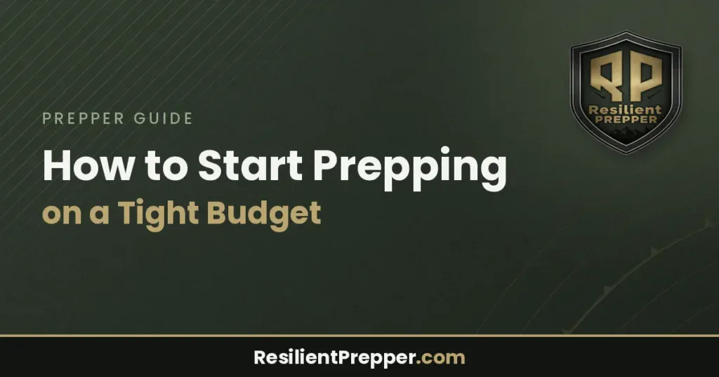 How to Start Prepping on a Tight Budget