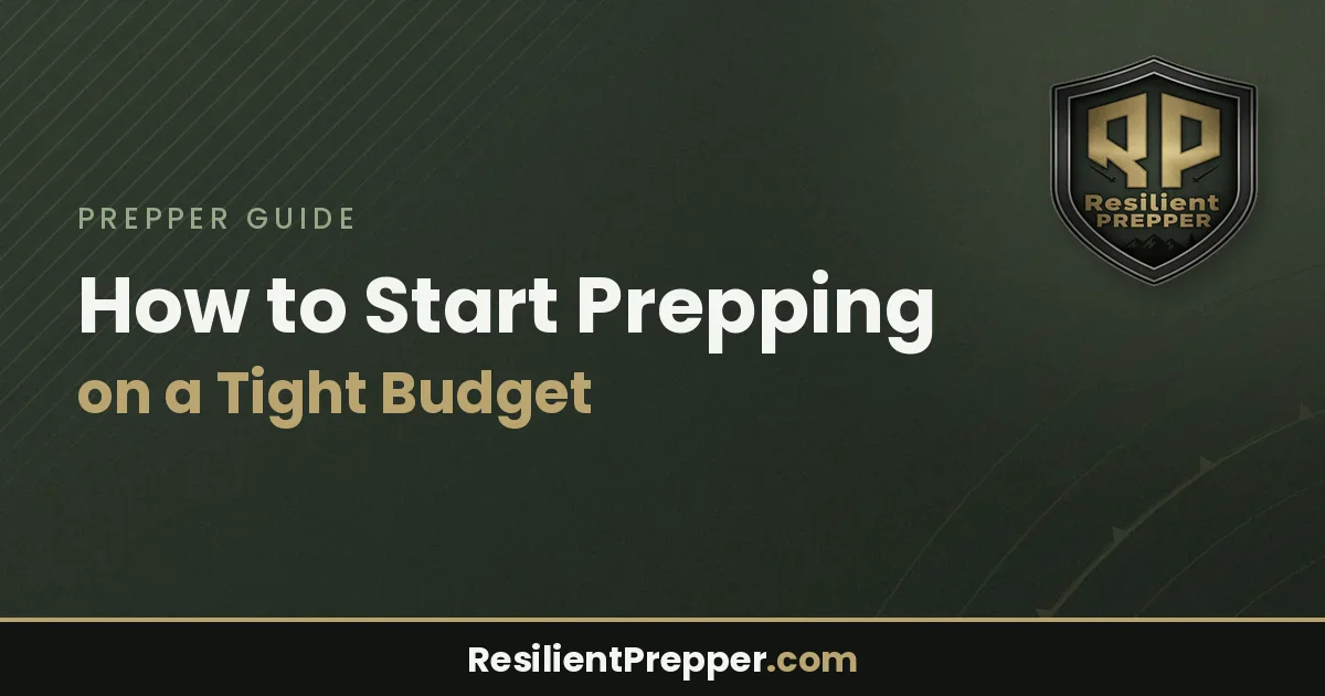 How to Start Prepping on a Tight Budget