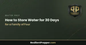 Read more about the article How to Store Water for 30 Days for a Family of Four