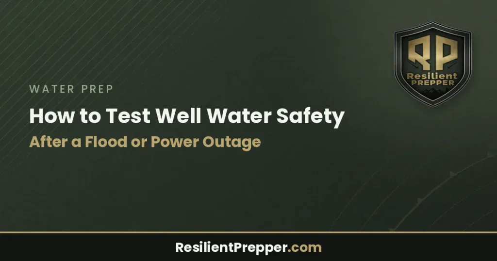 How to Test Well Water Safety After a Flood or Power Outage
