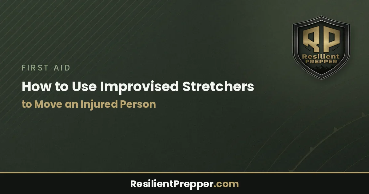 How to Use Improvised Stretchers to Move an Injured Person