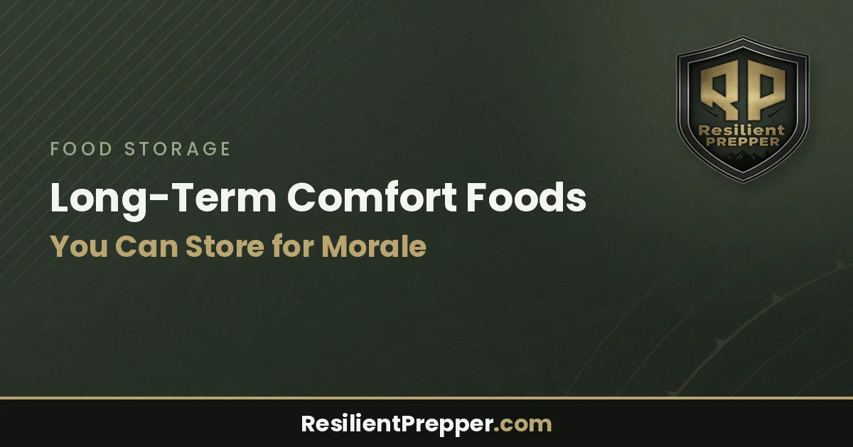 Long-Term Comfort Foods You Can Store for Morale