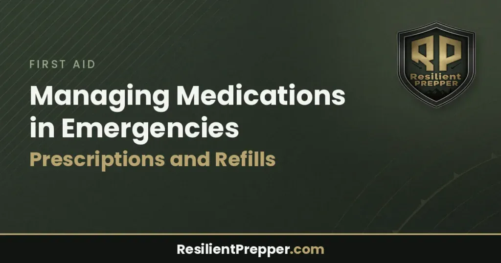 Managing Medications in Emergencies: Prescriptions and Refills