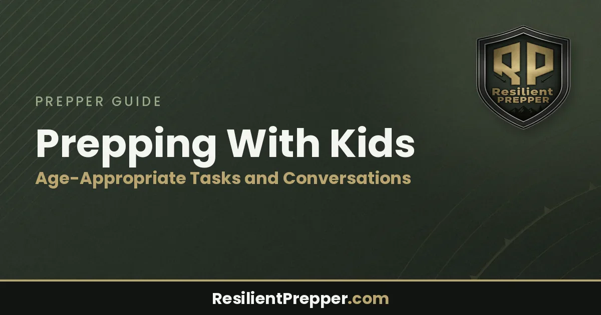 Prepping With Kids: Age-Appropriate Tasks and Conversations