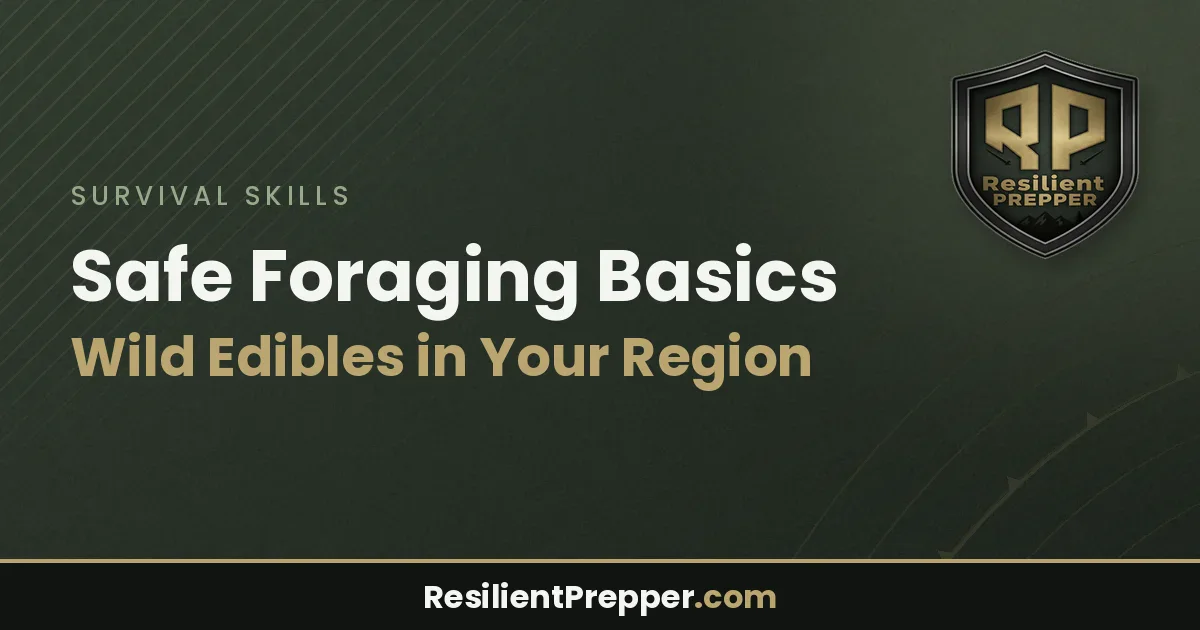 Safe Foraging Basics: Wild Edibles in Your Region