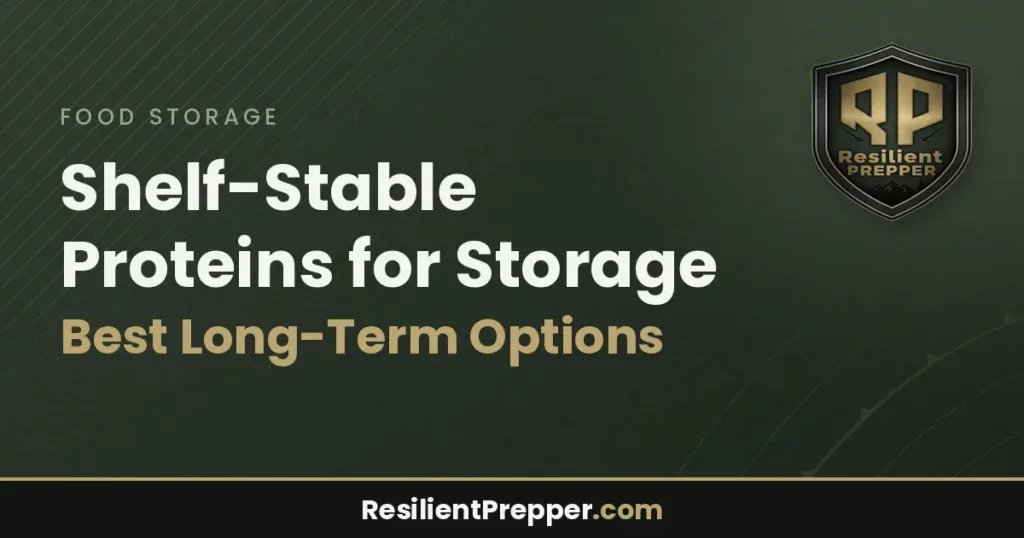 Shelf-Stable Proteins for Storage: Best Long-Term Options