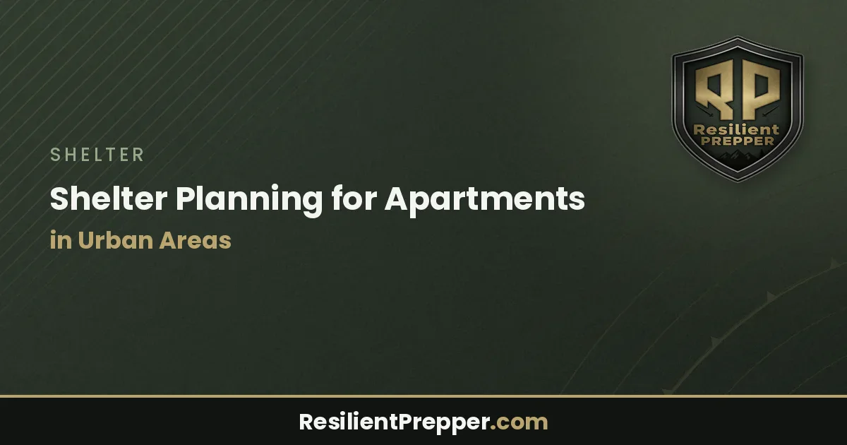Shelter Planning for Apartments in Urban Areas