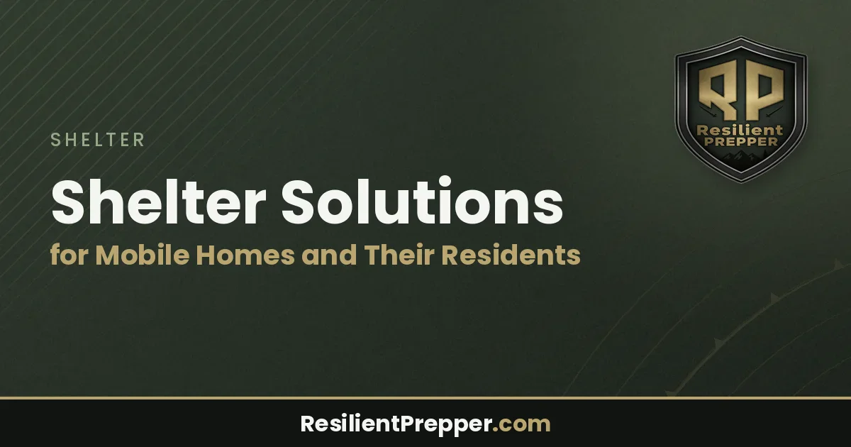 Shelter Solutions for Mobile Homes and Their Residents