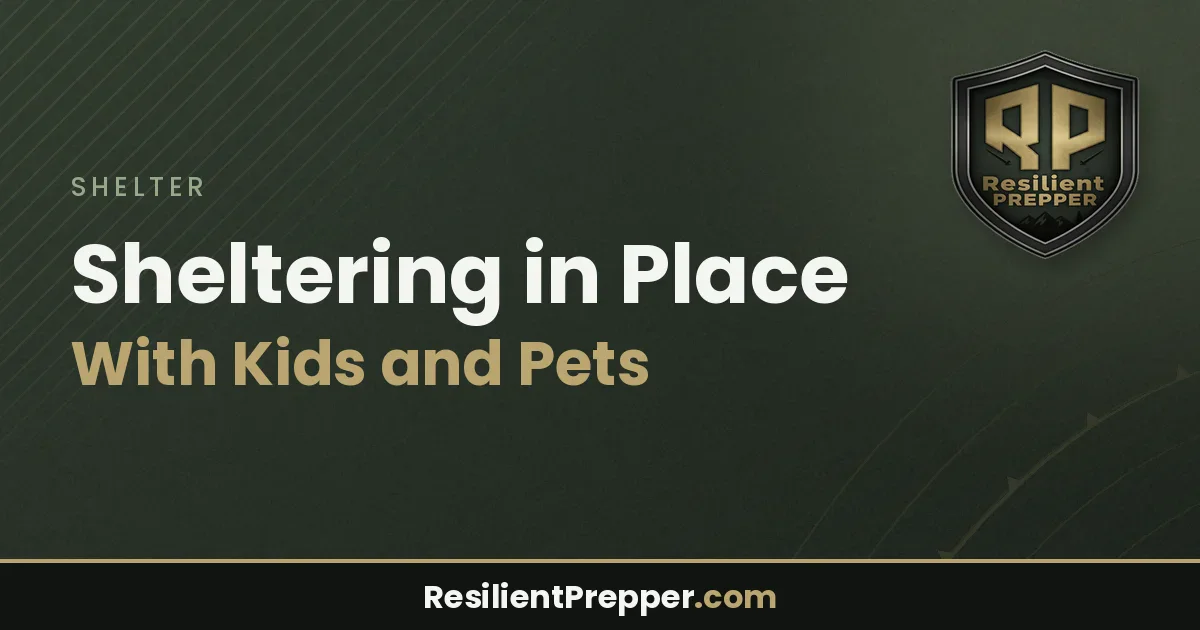 Sheltering in Place With Kids and Pets