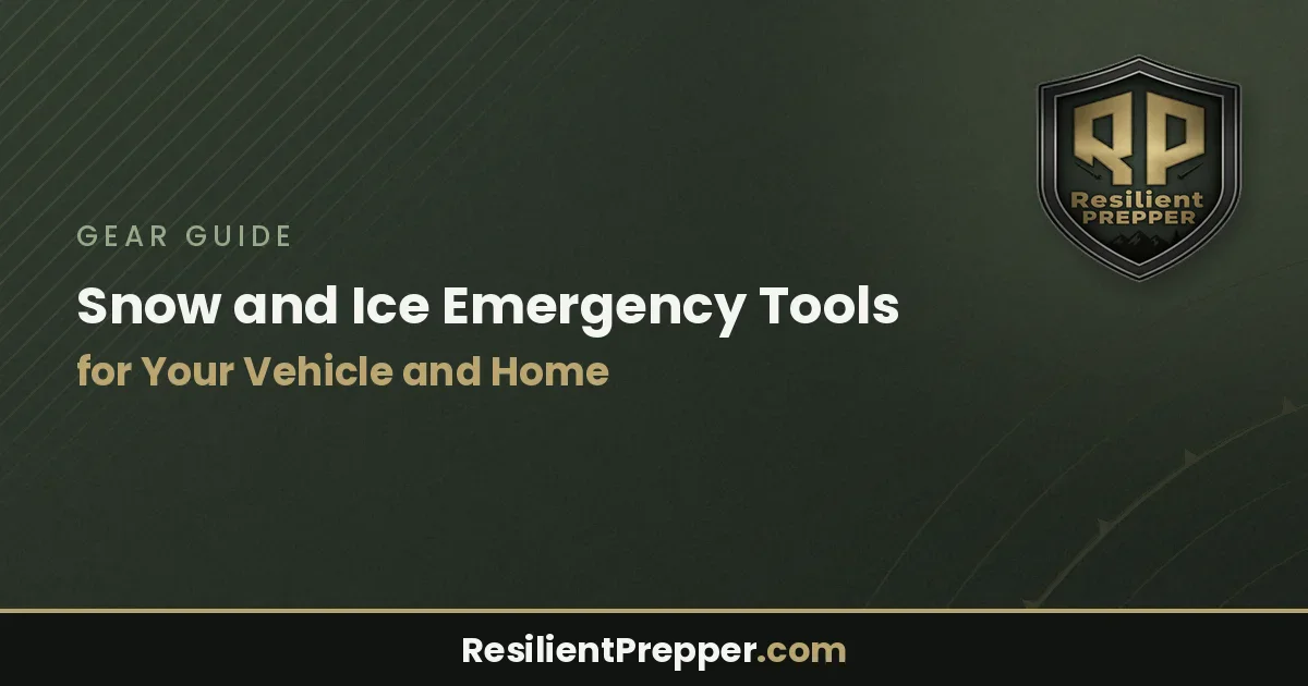Snow and Ice Emergency Tools for Your Vehicle and Home