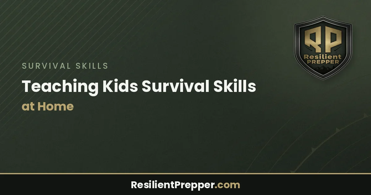 Teaching Kids Survival Skills at Home