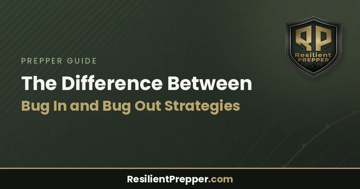 The Difference Between Bug In and Bug Out Strategies