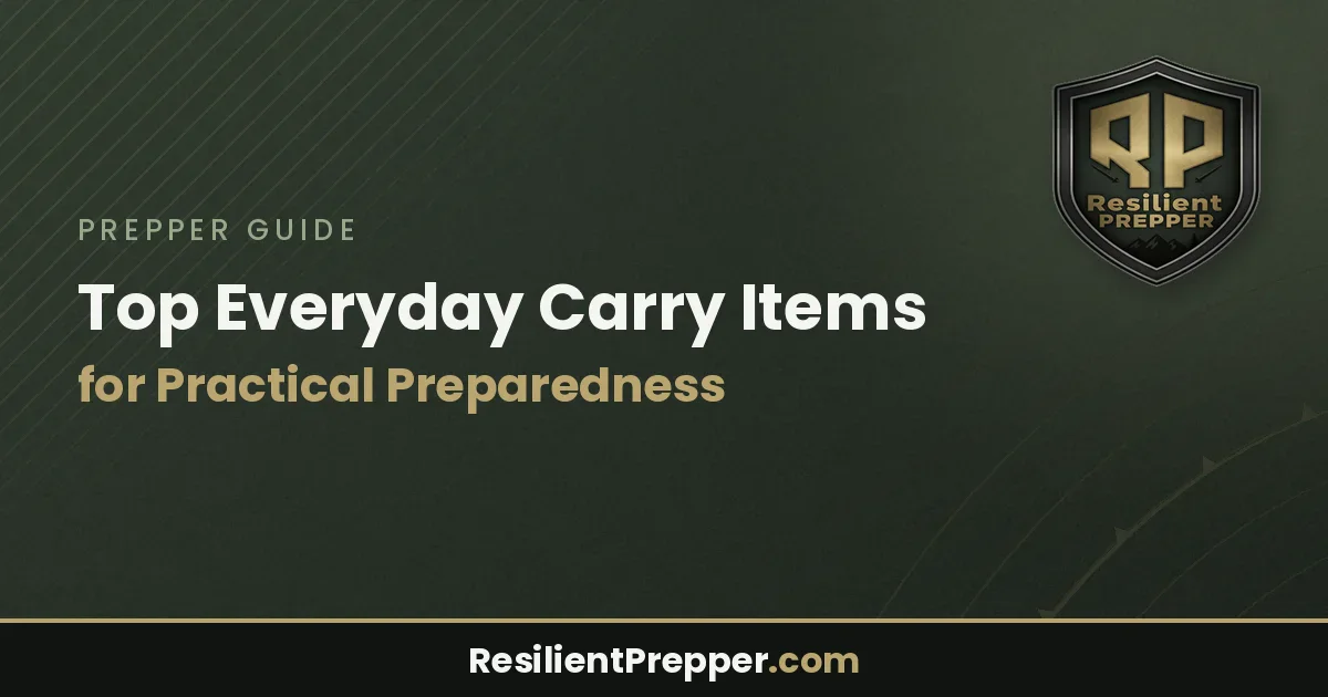 Top Everyday Carry Items for Practical Preparedness