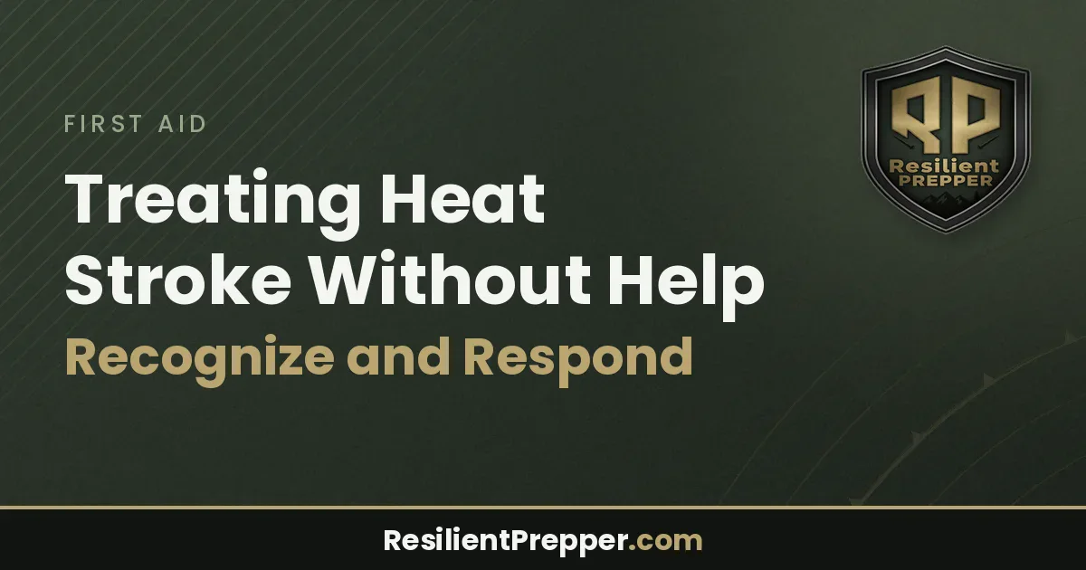 Treating Heat Stroke Without Help: Recognize and Respond