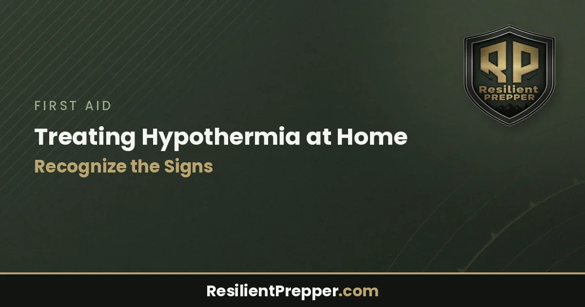 Treating Hypothermia at Home: Recognize the Signs
