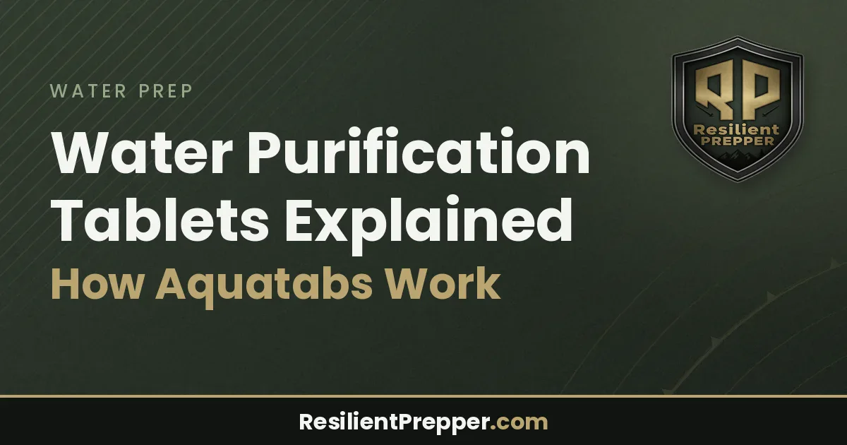 Water Purification Tablets Explained: How Aquatabs Work