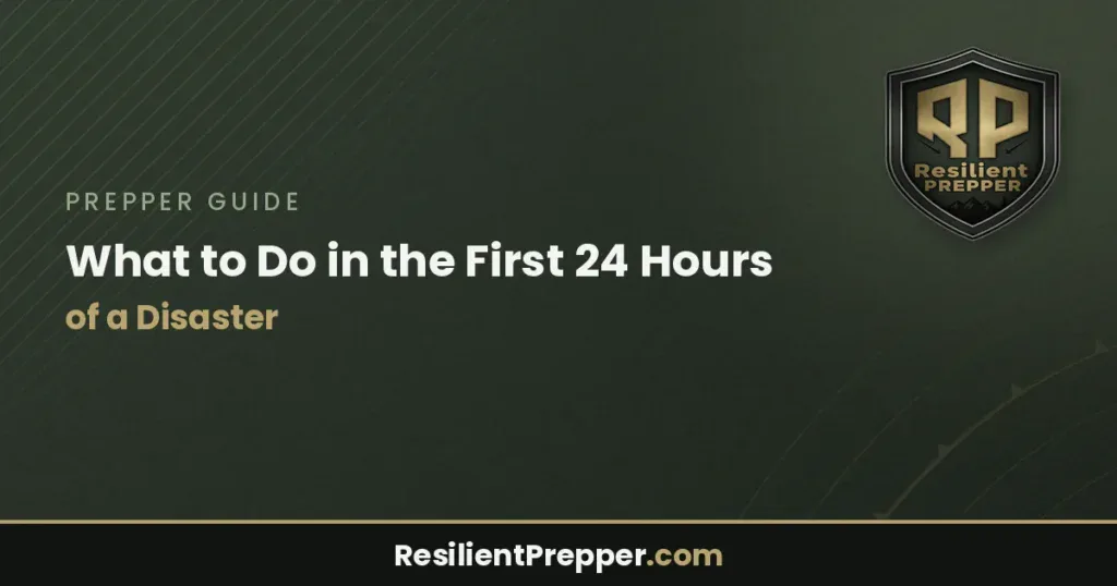 What to Do in the First 24 Hours of a Disaster
