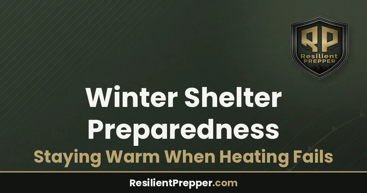 Winter Shelter Preparedness: Staying Warm When Heating Fails