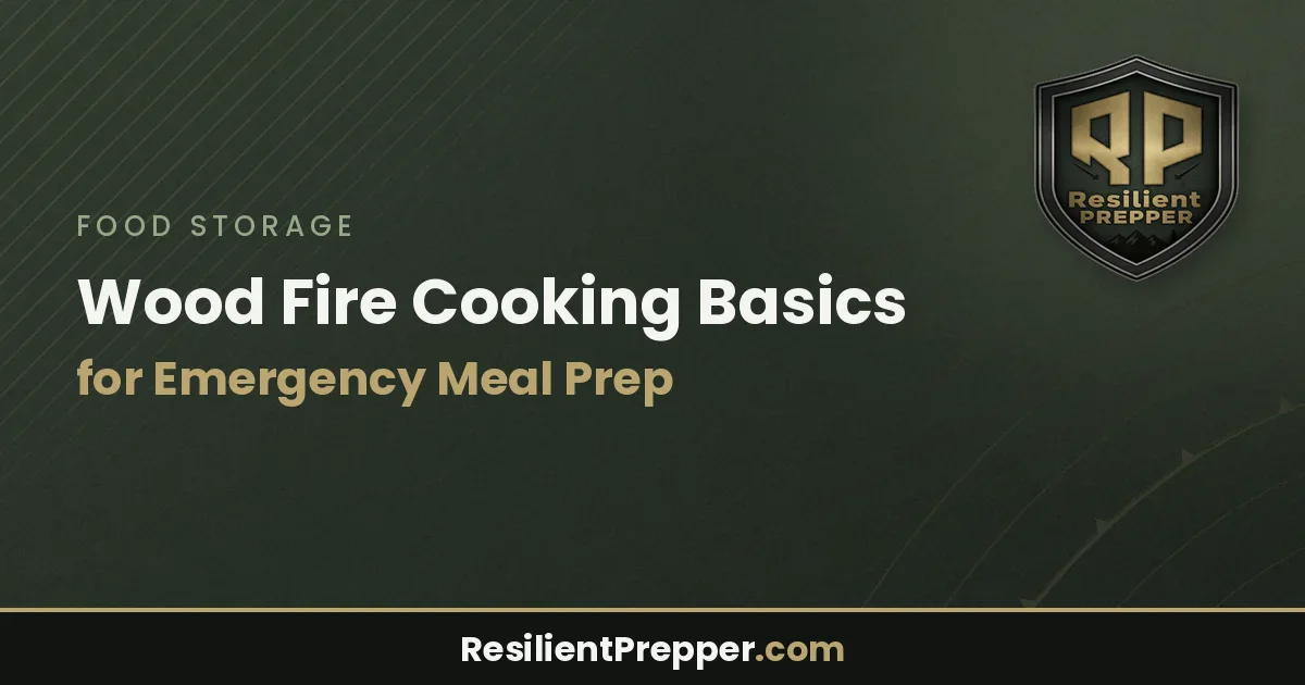Wood Fire Cooking Basics for Emergency Meal Prep