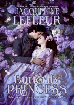 a pretty purple-toned premade historical romance book cover