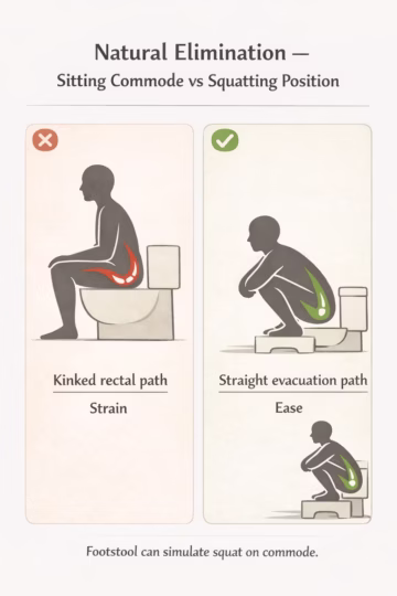 Sitting vs Squatting 