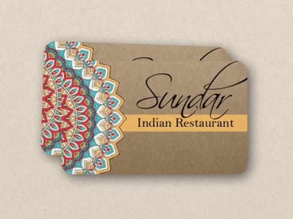 Kraft Round Corner Swing Tags