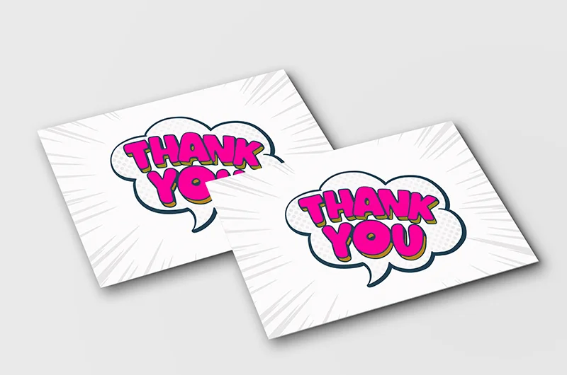 Postcards with Neon Pink Prints - March 2020 Promo Free Neon Pink Prints Promo March 2020