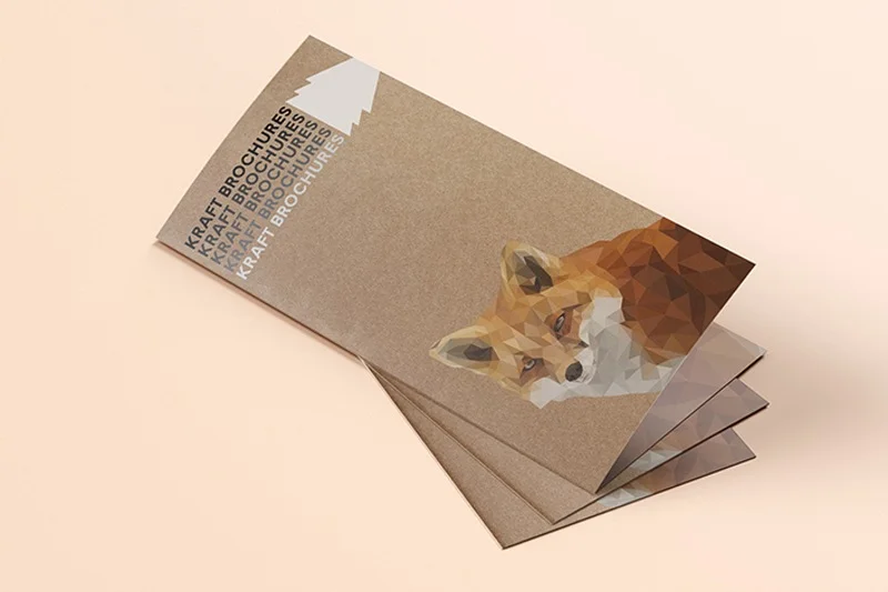 kraft brochures printing - bi-fold -sdp kraft brochures printing - bi-fold -sdp