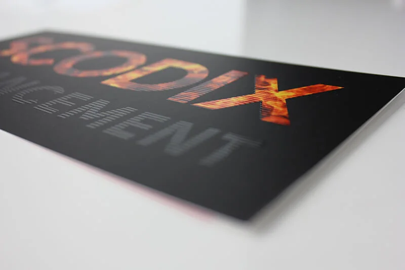 Scodix Spot UV - Black - Business Cards Scodix Spot UV - Black - Business Cards