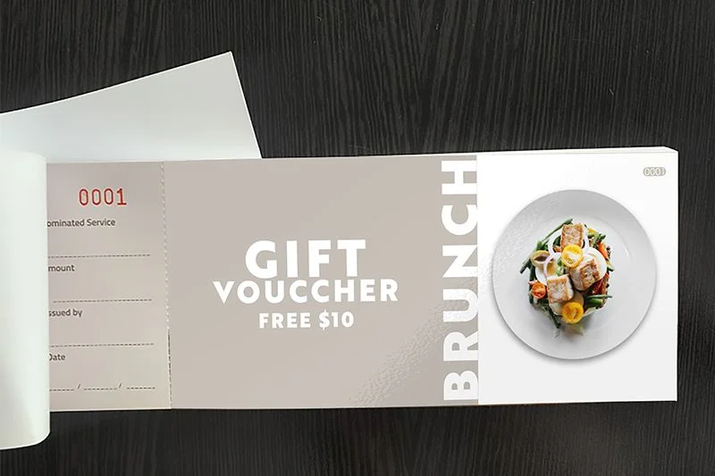 Booklet Gift Voucher - Brunch Booklet Gift Voucher - Brunch