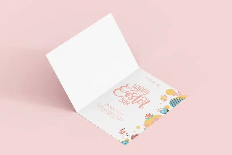 Easter Greeting Cards - Pink - Same Day Printing Easter Greeting Cards - Pink - Same Day Printing