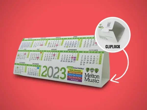 Clicklock Desktop Tent Calendar Same Day Printing v2 1