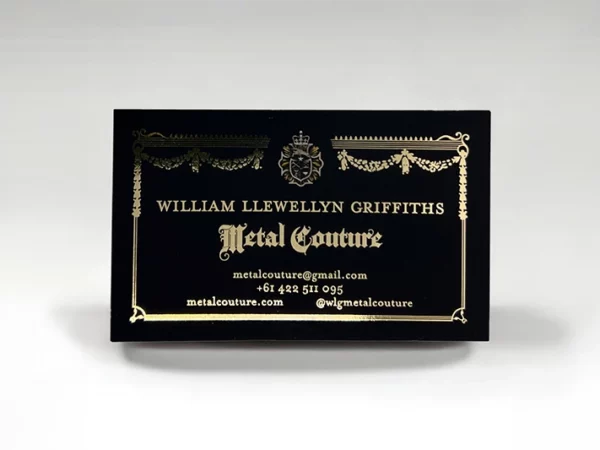 Foiled Business Cards