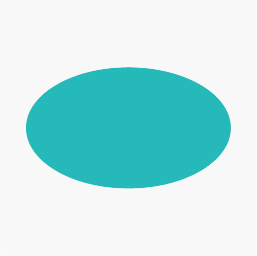 Oval icon with BG