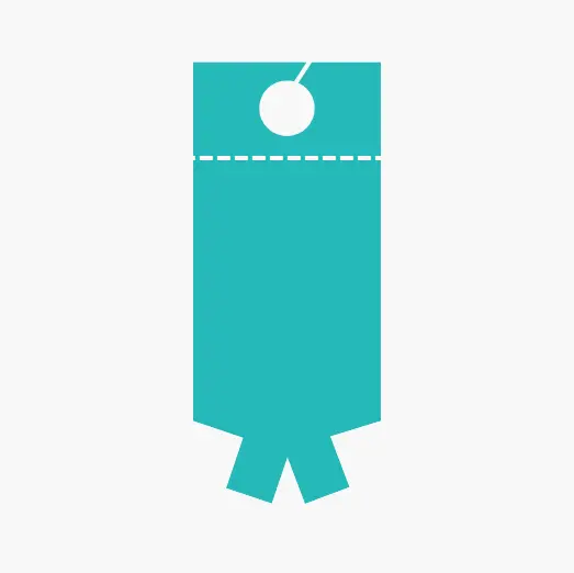 Snowflake Door Hanger with perforation (1)