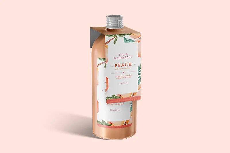 Pantone Colour of the year 2024 - Peach Fuzz Bottle Neckers - Same Day Printing