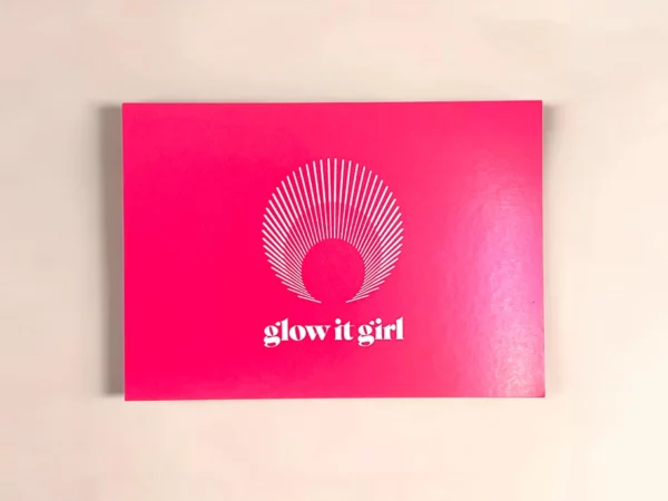 A6 postcard with gloss coated stock and silver ink