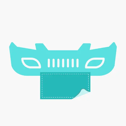Bumper Sticker Icon