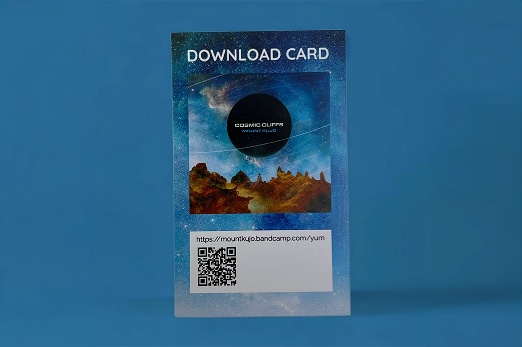 Business card in traditional size with matt coated stock
