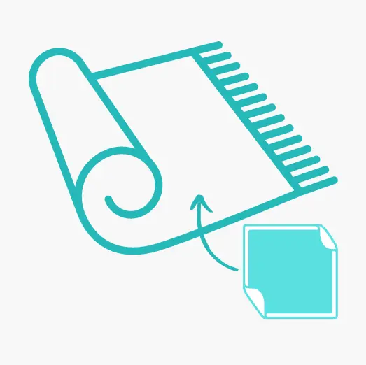 Carpet sticker icon