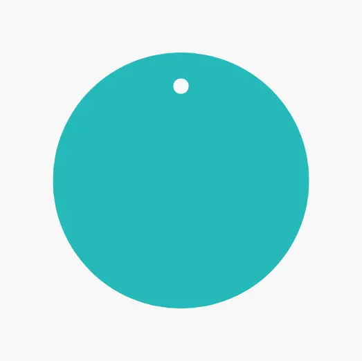 Circle Swing Tags Icon