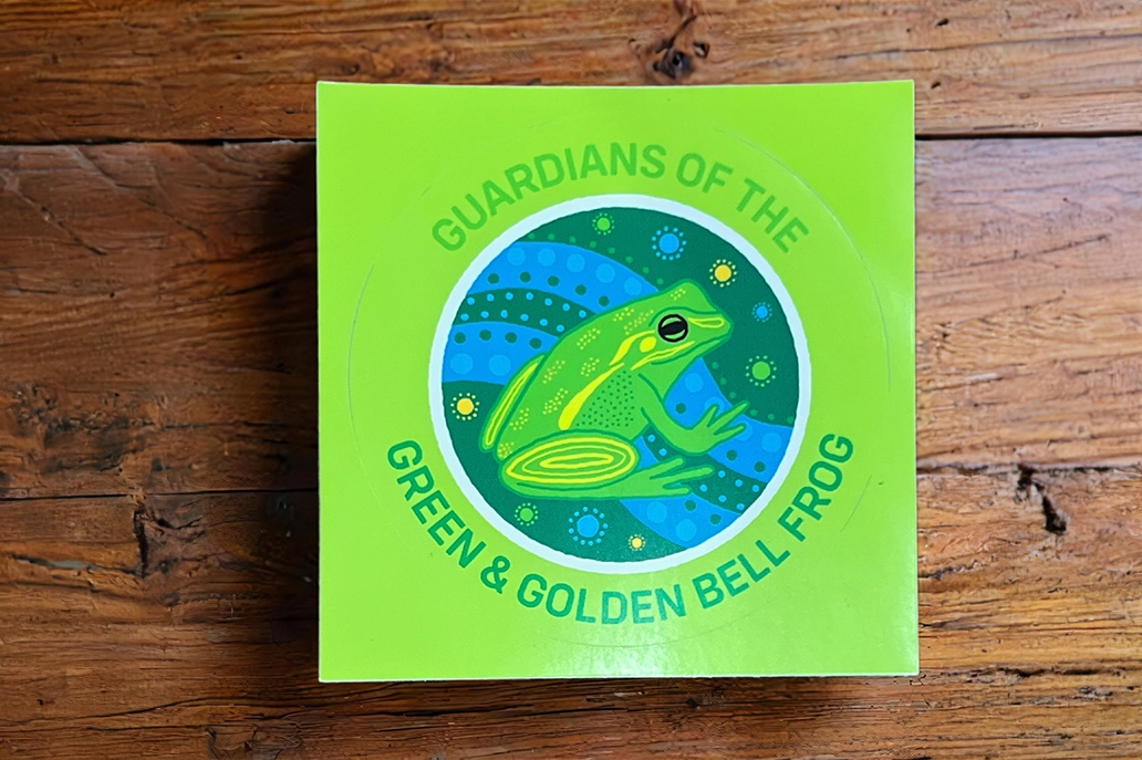 Gloss vinyl sticker supplied as singles with kiss cut finish