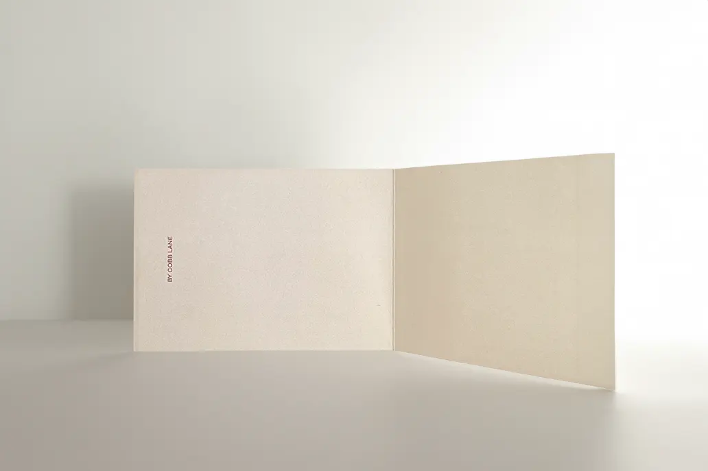 Greeting card in 300gsm pacesetter satin