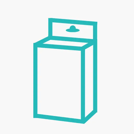 Hanging retail box icon