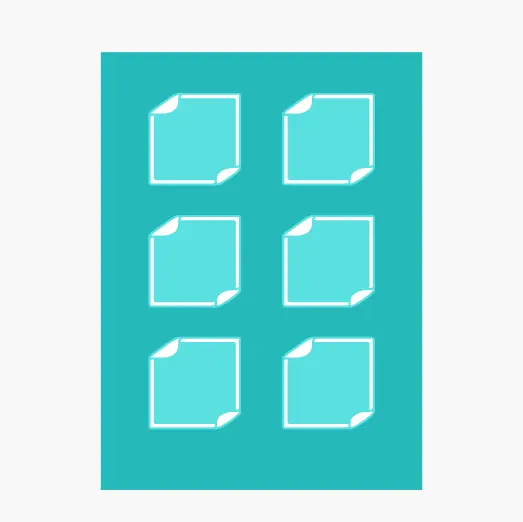 Square Sheeted Icon