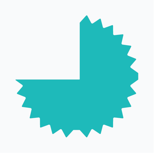 Star legal corner icon