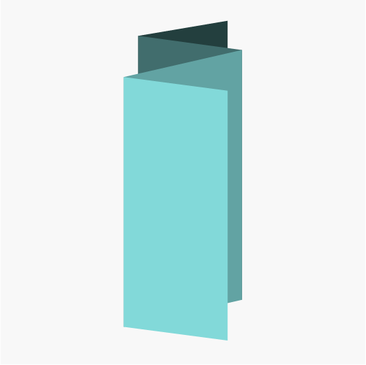 Z Fold Brochure - Template - Icon